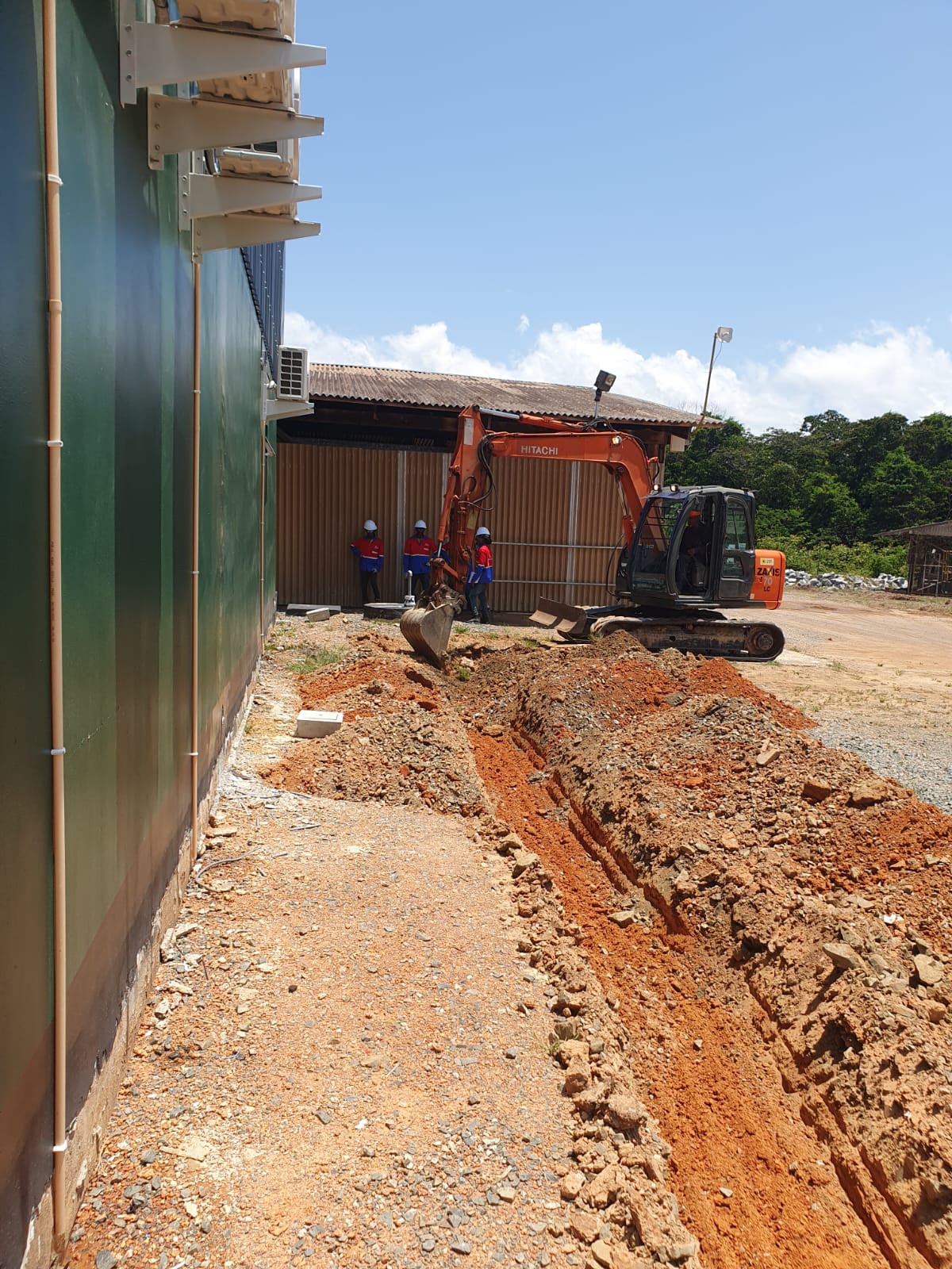 Aarding project new warehouse SPCS Afobaka02