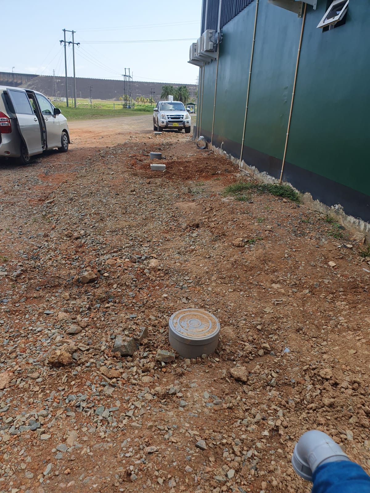 Aarding project new warehouse SPCS Afobaka11