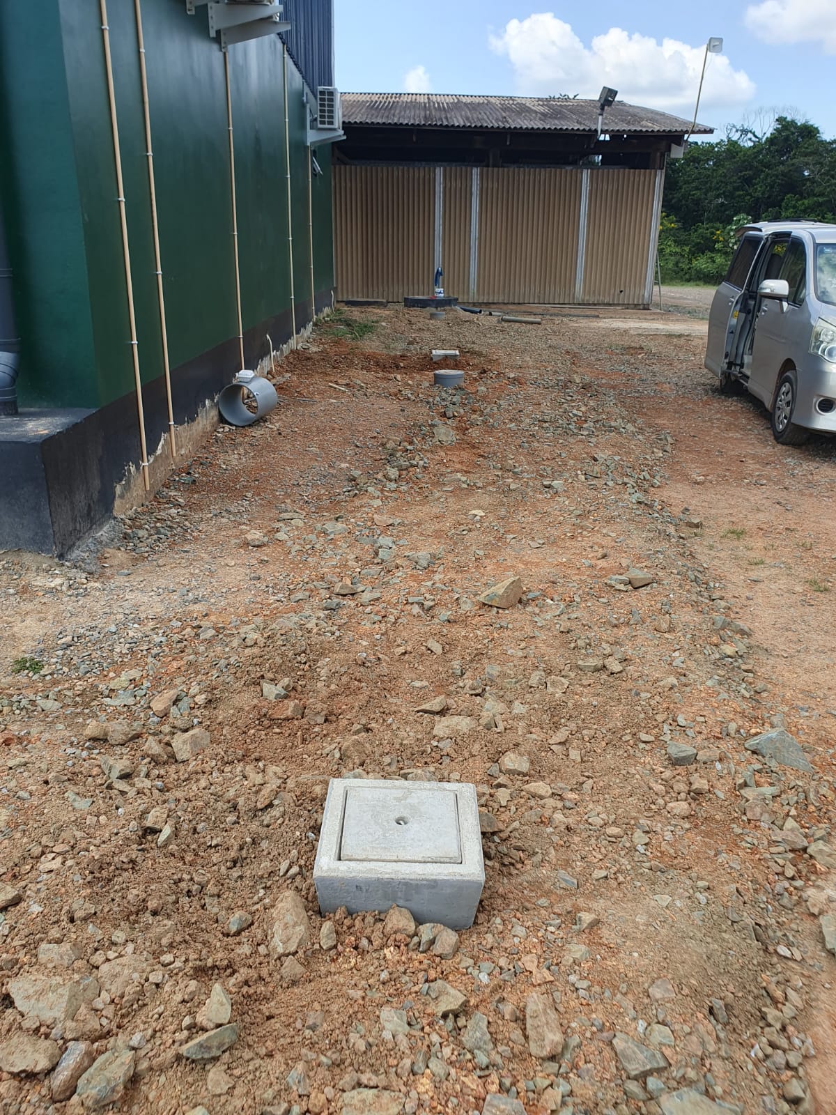 Aarding project new warehouse SPCS Afobaka10