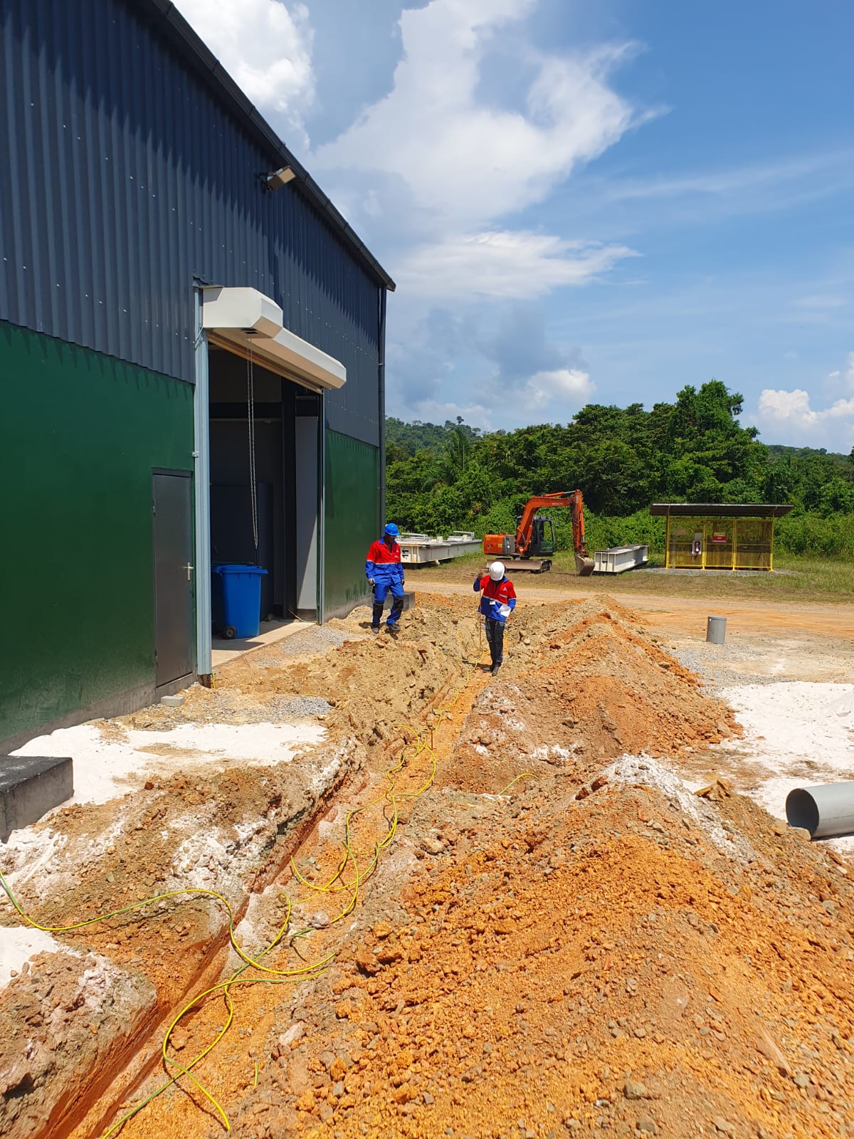 Aarding project new warehouse SPCS Afobaka05